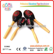 High Quality Hand Make Big Maraca Wooden Music Toys